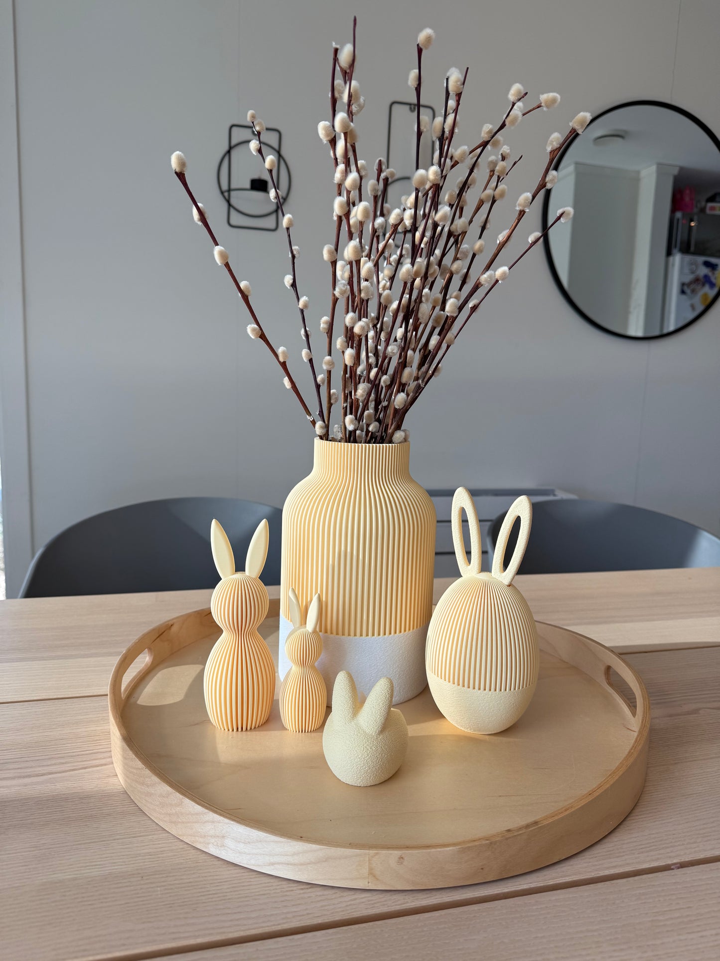 STRIPE vase m/ hals